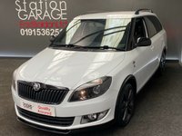 USED 2014 64 SKODA FABIA 1.6 MONTE CARLO TDI CR 5d 105 BHP PEARL WHITE WITH BLACK ACCENT PACK &pound;20 TAX