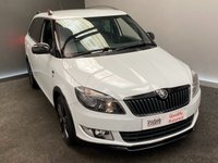 USED 2014 64 SKODA FABIA 1.6 MONTE CARLO TDI CR 5d 105 BHP PEARL WHITE WITH BLACK ACCENT PACK &pound;20 TAX