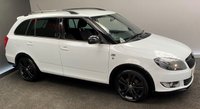 USED 2014 64 SKODA FABIA 1.6 MONTE CARLO TDI CR 5d 105 BHP PEARL WHITE WITH BLACK ACCENT PACK &pound;20 TAX