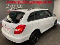 USED 2014 64 SKODA FABIA 1.6 MONTE CARLO TDI CR 5d 105 BHP PEARL WHITE WITH BLACK ACCENT PACK &pound;20 TAX