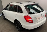USED 2014 64 SKODA FABIA 1.6 MONTE CARLO TDI CR 5d 105 BHP PEARL WHITE WITH BLACK ACCENT PACK &pound;20 TAX
