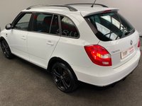 USED 2014 64 SKODA FABIA 1.6 MONTE CARLO TDI CR 5d 105 BHP PEARL WHITE WITH BLACK ACCENT PACK &pound;20 TAX