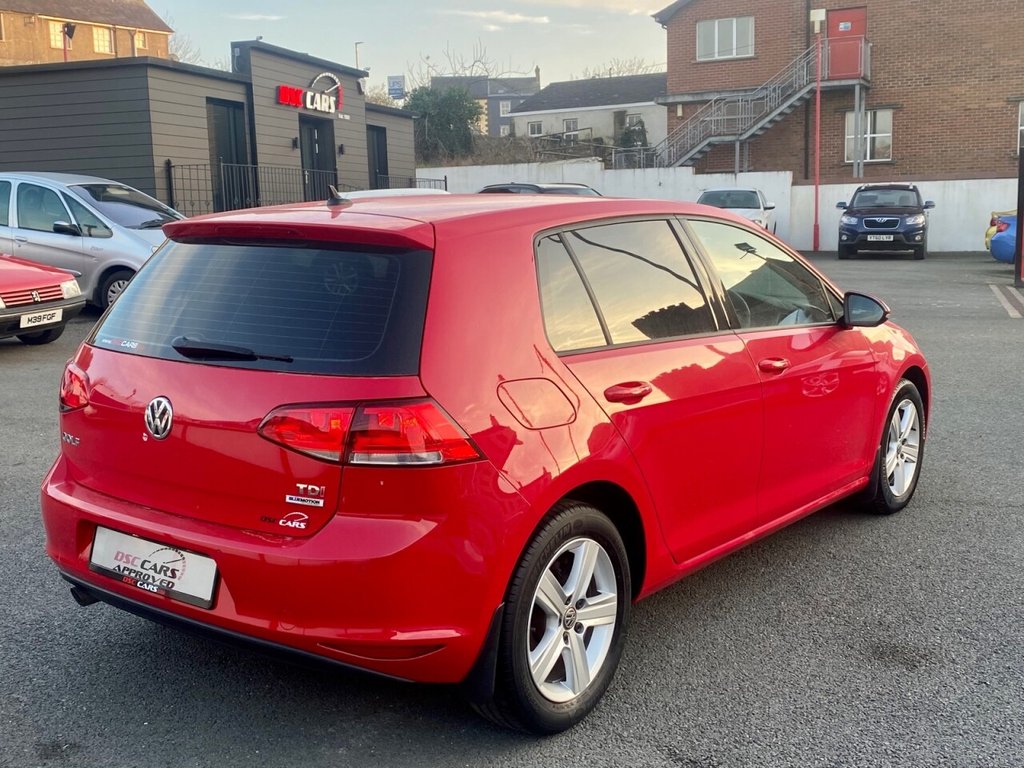 USED 2016 16 VOLKSWAGEN GOLF 1.6 MATCH EDITION TDI BMT 5d 109 BHP PRIVACY GLASS