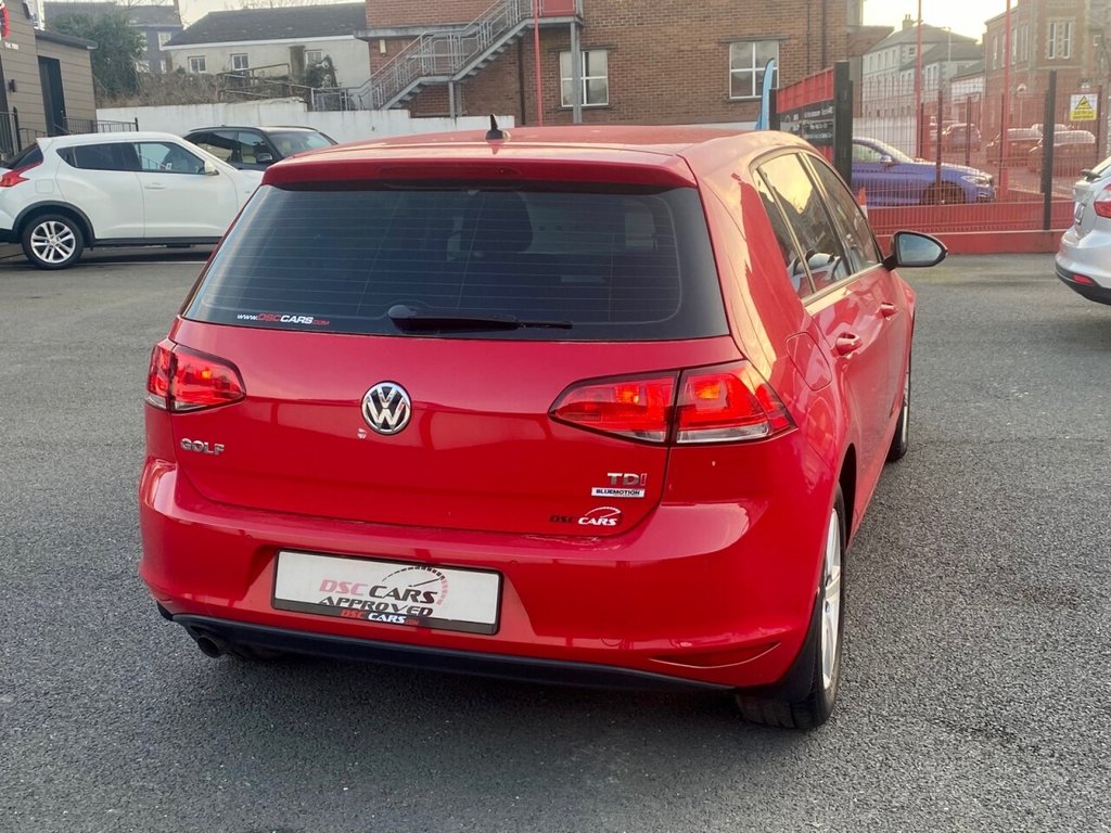 USED 2016 16 VOLKSWAGEN GOLF 1.6 MATCH EDITION TDI BMT 5d 109 BHP PRIVACY GLASS
