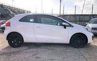 USED 2013 13 KIA RIO 1.4 CRDI 3 ECODYNAMICS 3d 88 BHP Economical &pound;20 Road Tax & 70 MPG Sports Hatch