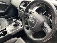 USED 2011 11 AUDI A5 2.0 TDI SPORT 2d 168 BHP Ibis whire, 19" Y Design Alloy wheels, Black Valcano Leather,