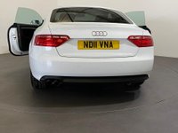 USED 2011 11 AUDI A5 2.0 TDI SPORT 2d 168 BHP Ibis whire, 19" Y Design Alloy wheels, Black Valcano Leather,