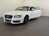 USED 2011 11 AUDI A5 2.0 TDI SPORT 2d 168 BHP Ibis whire, 19" Y Design Alloy wheels, Black Valcano Leather,