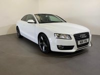USED 2011 11 AUDI A5 2.0 TDI SPORT 2d 168 BHP Ibis whire, 19" Y Design Alloy wheels, Black Valcano Leather,