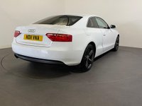 USED 2011 11 AUDI A5 2.0 TDI SPORT 2d 168 BHP Ibis whire, 19" Y Design Alloy wheels, Black Valcano Leather,
