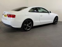 USED 2011 11 AUDI A5 2.0 TDI SPORT 2d 168 BHP Ibis whire, 19" Y Design Alloy wheels, Black Valcano Leather,