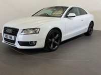 USED 2011 11 AUDI A5 2.0 TDI SPORT 2d 168 BHP Ibis whire, 19" Y Design Alloy wheels, Black Valcano Leather,