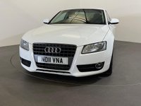 USED 2011 11 AUDI A5 2.0 TDI SPORT 2d 168 BHP Ibis whire, 19" Y Design Alloy wheels, Black Valcano Leather,