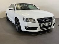 USED 2011 11 AUDI A5 2.0 TDI SPORT 2d 168 BHP Ibis whire, 19" Y Design Alloy wheels, Black Valcano Leather,