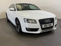 USED 2011 11 AUDI A5 2.0 TDI SPORT 2d 168 BHP Ibis whire, 19" Y Design Alloy wheels, Black Valcano Leather,