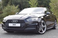 USED 2019 19 AUDI A5 2.0 SPORTBACK TDI BLACK EDITION 5d 188 BHP 1 OWNER! FULL AUDI SERVICE HISTORY!