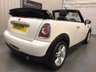 USED 2011 11 MINI CONVERTIBLE 1.6 ONE 2d 98 BHP SAT NAV
