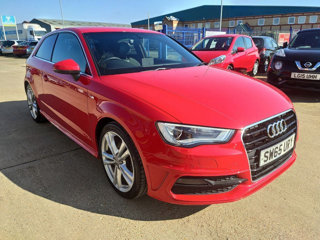 2016 65 AUDI A3 1.4 TFSI S LINE NAV 3d 124 BHP 4 RECORDS OF SERVICE HISTORY