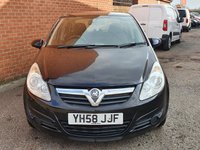 USED 2008 58 VAUXHALL CORSA 1.2 LIFE A/C 5d 80 BHP 