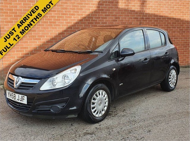 2008 58 Vauxhall Corsa 1.2 LIFE A/C 5d 80 BHP