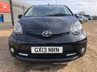 USED 2013 13 TOYOTA AYGO 1.0 VVT-I FIRE AC 5d 67 BHP &pound;0 Road Tax + 65MPG - Full Service History