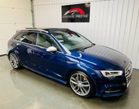 USED 2017 17 AUDI S3 2.0 S3 SPORTBACK QUATTRO 5d 306 BHP VIRTUAL DASH+SAT NAV+APPLE CAR PLAY