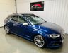 USED 2017 17 AUDI S3 2.0 S3 SPORTBACK QUATTRO 5d 306 BHP VIRTUAL DASH+SAT NAV+APPLE CAR PLAY
