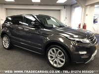 USED 2012 12 LAND ROVER RANGE ROVER EVOQUE RANGE ROVER EVOQUE SD4 AUTO 4WD DYNAMIC LUX 5DR FREE UK DELIVERY*VIDEO AVAILABLE* FINANCE ARRANGED* PART EX*HPI CLEAR