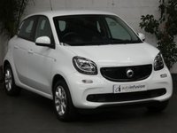 USED 2017 66 SMART FORFOUR 0.9 PASSION PREMIUM T 5d 90 BHP &pound;0 ROAD TAX SAT NAV 1 OWNER SERVICE HISTORY VAT Q