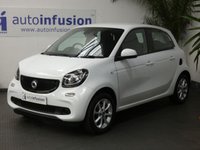 USED 2017 66 SMART FORFOUR 0.9 PASSION PREMIUM T 5d 90 BHP &pound;0 ROAD TAX SAT NAV 1 OWNER SERVICE HISTORY VAT Q