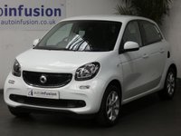 USED 2017 66 SMART FORFOUR 0.9 PASSION PREMIUM T 5d 90 BHP &pound;0 ROAD TAX SAT NAV 1 OWNER SERVICE HISTORY VAT Q