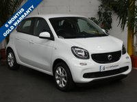 USED 2017 66 SMART FORFOUR 0.9 PASSION PREMIUM T 5d 90 BHP &pound;0 ROAD TAX SAT NAV 1 OWNER SERVICE HISTORY VAT Q