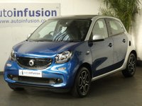 USED 2017 67 SMART FORFOUR 1.0 PRIME PREMIUM 5d 71 BHP SAT NAV PANORAMIC SUNROOF LEATHER HEATED SEATS