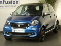 USED 2017 67 SMART FORFOUR 1.0 PRIME PREMIUM 5d 71 BHP SAT NAV PANORAMIC SUNROOF LEATHER HEATED SEATS