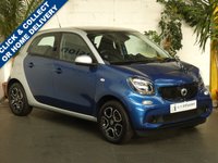 USED 2017 67 SMART FORFOUR 1.0 PRIME PREMIUM 5d 71 BHP SAT NAV PANORAMIC SUNROOF LEATHER HEATED SEATS