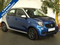 USED 2017 67 SMART FORFOUR 1.0 PRIME PREMIUM 5d 71 BHP SAT NAV PANORAMIC SUNROOF LEATHER HEATED SEATS