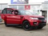 USED 2013 63 LAND ROVER RANGE ROVER SPORT 3.0 SDV6 HSE 5d 288 BHP Finished in FIRENZE RED PEARL with contrasting EBONY HEATED LEATHER SEATS. This car is a great choice if you want a posh car that is brilliant for family life. Features include, Rear view camera, Heated front and rear Leather Seats, Nav, DAB, Cruise, Gloss Black Alloys, Virtual cockpit, Electric depolyable towbar, SIDE STEPS, 2 owners, 2 keys HPI Clear. Peter Vardy Land Rover Dealer serviced at 6 miles, 14485 miles, 22130 miles, 31110 miles, 43789 miles and on arrival at Euro Motor Co.