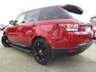 USED 2013 63 LAND ROVER RANGE ROVER SPORT 3.0 SDV6 HSE 5d 288 BHP Finished in FIRENZE RED PEARL with contrasting EBONY HEATED LEATHER SEATS. This car is a great choice if you want a posh car that is brilliant for family life. Features include, Rear view camera, Heated front and rear Leather Seats, Nav, DAB, Cruise, Gloss Black Alloys, Virtual cockpit, Electric depolyable towbar, SIDE STEPS, 2 owners, 2 keys HPI Clear. Peter Vardy Land Rover Dealer serviced at 6 miles, 14485 miles, 22130 miles, 31110 miles, 43789 miles and on arrival at Euro Motor Co.