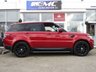 USED 2013 63 LAND ROVER RANGE ROVER SPORT 3.0 SDV6 HSE 5d 288 BHP Finished in FIRENZE RED PEARL with contrasting EBONY HEATED LEATHER SEATS. This car is a great choice if you want a posh car that is brilliant for family life. Features include, Rear view camera, Heated front and rear Leather Seats, Nav, DAB, Cruise, Gloss Black Alloys, Virtual cockpit, Electric depolyable towbar, SIDE STEPS, 2 owners, 2 keys HPI Clear. Peter Vardy Land Rover Dealer serviced at 6 miles, 14485 miles, 22130 miles, 31110 miles, 43789 miles and on arrival at Euro Motor Co.