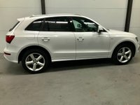 USED 2012 62 AUDI Q5 2.0 TDI QUATTRO S LINE S/S 5d 175 BHP High Spec Model, Glacier White