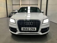 USED 2012 62 AUDI Q5 2.0 TDI QUATTRO S LINE S/S 5d 175 BHP High Spec Model, Glacier White