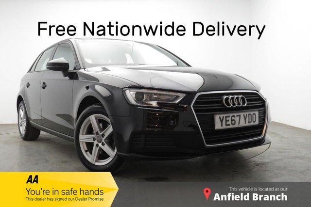 2017 67 AUDI A3 1.0 SPORTBACK TFSI SE 5d 114 BHP