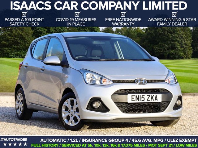2015 15 HYUNDAI I10 1.2 SE 5d 86 BHP