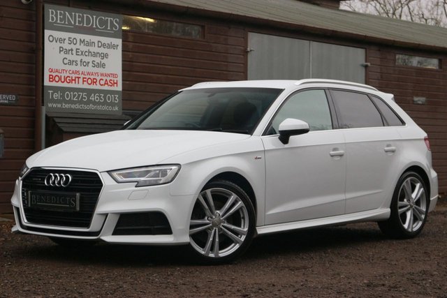 2017 17 Audi A3 2.0 TFSI QUATTRO S LINE 5d 188 BHP