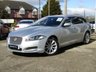 USED 2013 63 JAGUAR XF 2.2 D PREMIUM LUXURY SPORTBRAKE 5d 200 BHP Finished in RHODIUM SILVER with contrasting EBONY HEATED LEATHER. If you want a fun to drive big executive estate that is packed with high spec then look no further. Features include Sat Nav, Heated memory seats, DAB, Power Boot, Cruise, LED run lights, Rear View Camera and much more. Inchcape Jaguar Doncaster Dealer Serviced at 17256 miles, 36292 miles, 52344 miles, 68697 miles, 76147 miles, 86039 miles and at 91417 miles.