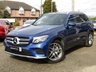USED 2018 18 MERCEDES-BENZ GLC-CLASS 2.1 GLC 220 D 4MATIC AMG LINE 5d 168 BHP Finished in BRILLIANT BLUE with contrasting EBONY HEATED LEATHER trim. This GLC is an upmarket SUV with a quality interior and plenty of space inside. This SUV has arguably the poshest feeling cabin in its class. It has great Interior space and a generous size boot. Other features include Sat Nav, Full Leather, DAB Radio, B/Tooth, Rear View Camera, Power Boot and much more. Dealer serviced at 9808 miles and at 15947 miles.