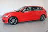 USED 2014 14 AUDI S3 2.0 SPORTBACK QUATTRO 5d 296 BHP-2 OWNER CAR-HEATED LUNAR SILVER LEATHER-PANORAMIC GLASS SUNROOF-BLUETOOTH-CRUISE CONTROL-SATNAV-DAB RADIO-PARKING SENSORS-UNMARKED DIAMOND CUT ALLOY WHEELS-4 NEW MICHELIN TYRES-SUPERB EXAMPLE WITH ULTRA LOW MILEAGE 