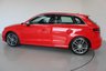 USED 2014 14 AUDI S3 2.0 SPORTBACK QUATTRO 5d 296 BHP-2 OWNER CAR-HEATED LUNAR SILVER LEATHER-PANORAMIC GLASS SUNROOF-BLUETOOTH-CRUISE CONTROL-SATNAV-DAB RADIO-PARKING SENSORS-UNMARKED DIAMOND CUT ALLOY WHEELS-4 NEW MICHELIN TYRES-SUPERB EXAMPLE WITH ULTRA LOW MILEAGE 