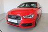 USED 2014 14 AUDI S3 2.0 SPORTBACK QUATTRO 5d 296 BHP-2 OWNER CAR-HEATED LUNAR SILVER LEATHER-PANORAMIC GLASS SUNROOF-BLUETOOTH-CRUISE CONTROL-SATNAV-DAB RADIO-PARKING SENSORS-UNMARKED DIAMOND CUT ALLOY WHEELS-4 NEW MICHELIN TYRES-SUPERB EXAMPLE WITH ULTRA LOW MILEAGE 