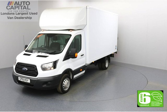 2019 19 FORD TRANSIT 2.0 350 RWD Twin Wheels L4 X-LWB 130 BHP Low Emission Luton